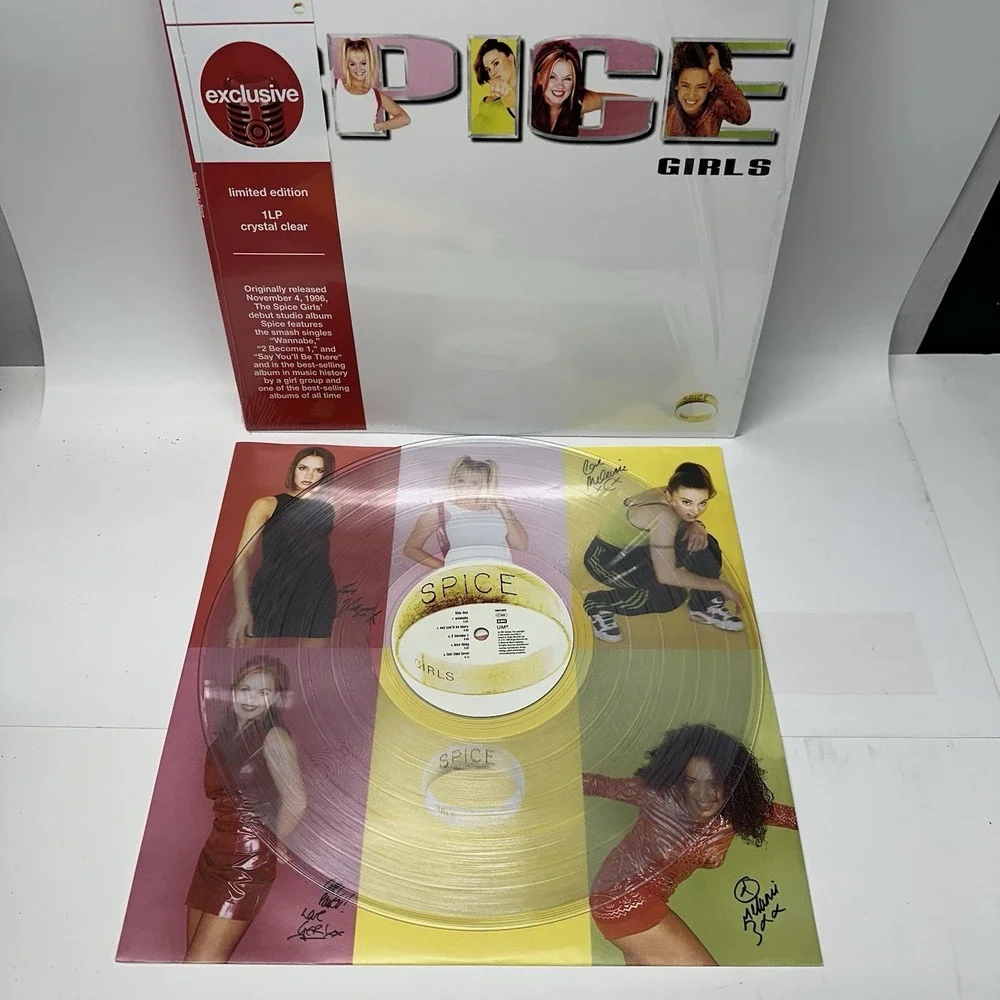 Spice by Spice Girls Target Exclusive Limited Crystal Clear Vinyl LP Record - Picture 2 of 3